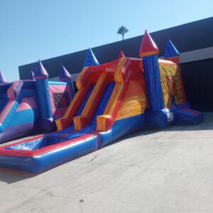 Double Row Water Slide Combo 17' x 28'